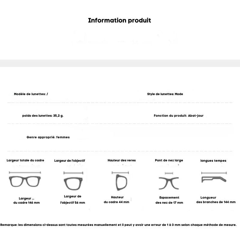 Lunettes de soleil léopard classiques