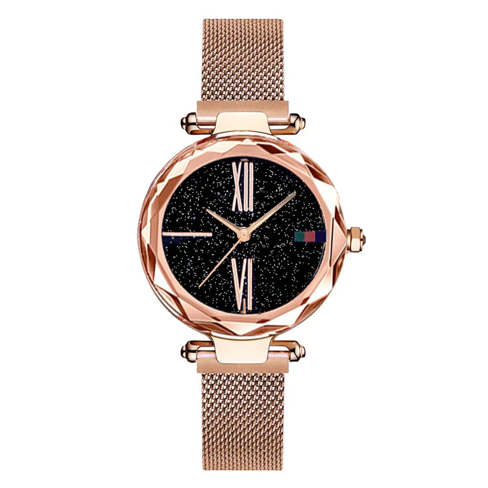 Montre bracelet magnétique pour femme.