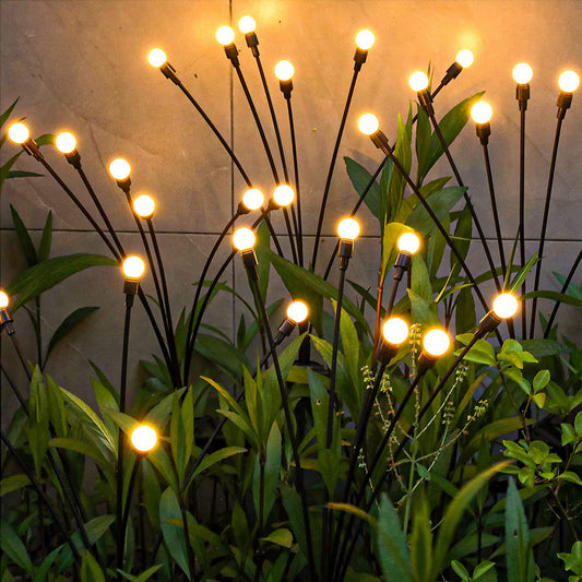 Lumières en forme de lucioles incroyable s'allume automatiquement avec le vent.