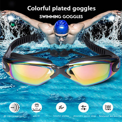 Lunettes de natation anti-UV.