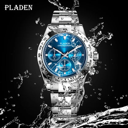 Montre chronographe de luxe PLADEN pour homme