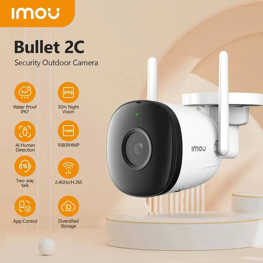 Caméra IMOU-IP pour la surveillance extérieure.