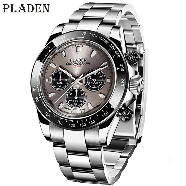 Montre chronographe de luxe PLADEN pour homme