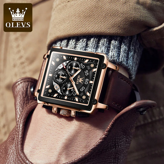 Olevs 9919 - montre pour homme.