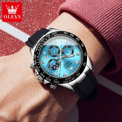 Montre à quartz de luxe OLEVS pour homme .