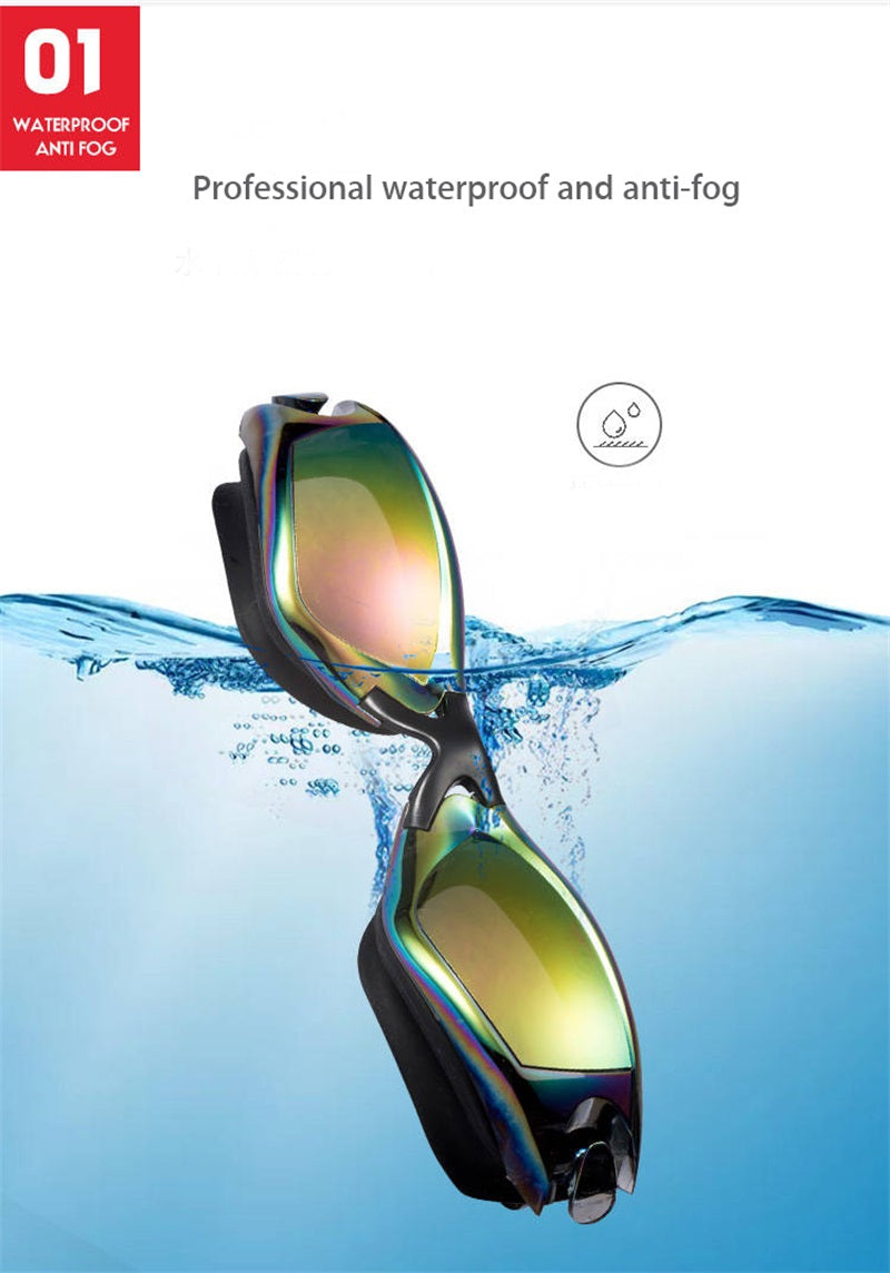 Lunettes de natation anti-UV.