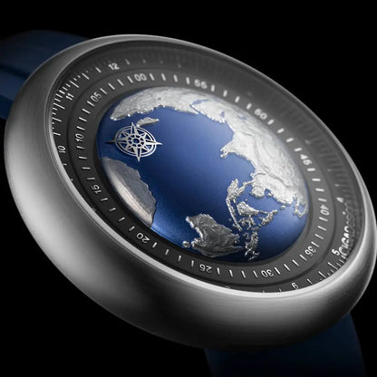 Montre mécanique CIGA Design U-Blue Planet pour homme et femme.