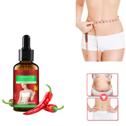 Huile amincissante anti-cellulite pour le corps.