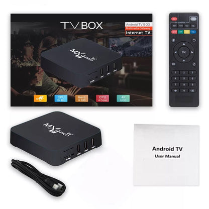 Adaptateur Smart TV 2 Go de RAM 16 Go eMMC et 64 bits.