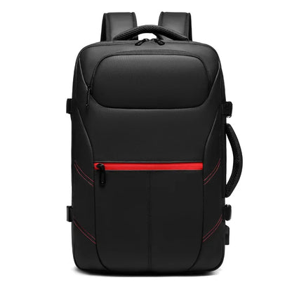 Sac de Voyage Étanche avec Chargement USB et Capacité Extensible.