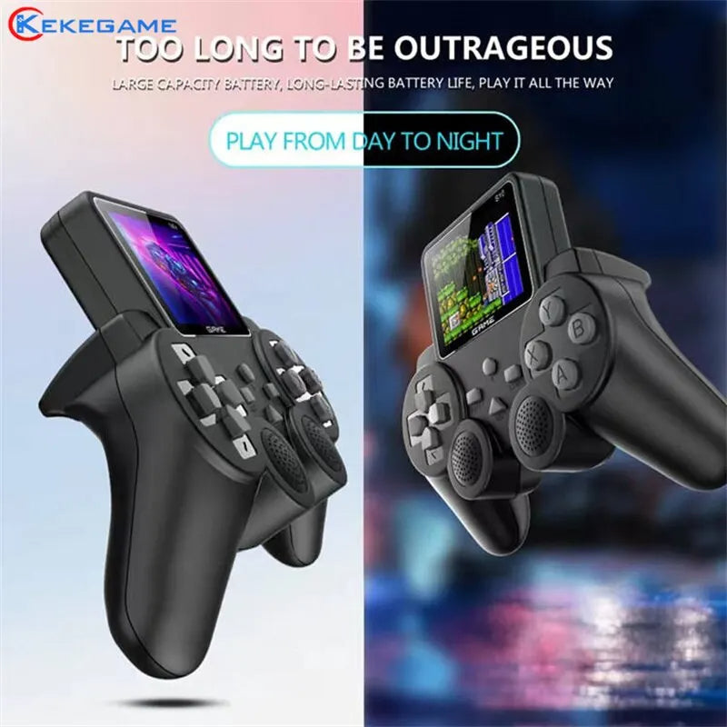 Manette s10 avec écran intégré - Console de jeux Gamepad digital.