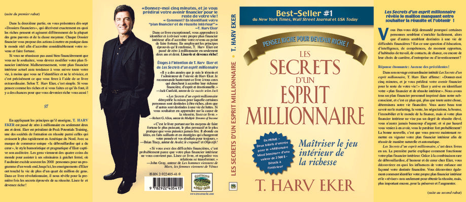 Le livre « Les Secrets d'un Esprit Millionaire » de T. Harv Eker .