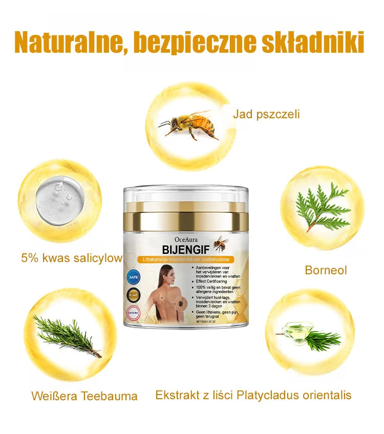 Lenaro™ Crème au Venin d'Abeille : Le Soin Révolutionnaire pour une Peau Sans Imperfections !