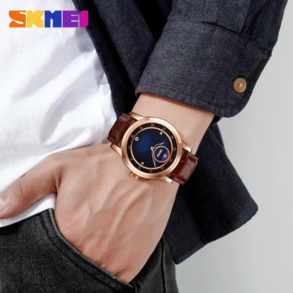 SKMEI-Montre  avec motif de soleil pour homme.