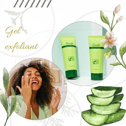 Gel exfoliant pour le corps.