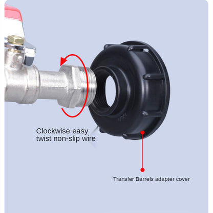 Robinet de réservoir IBC à filetage grossier S60x6