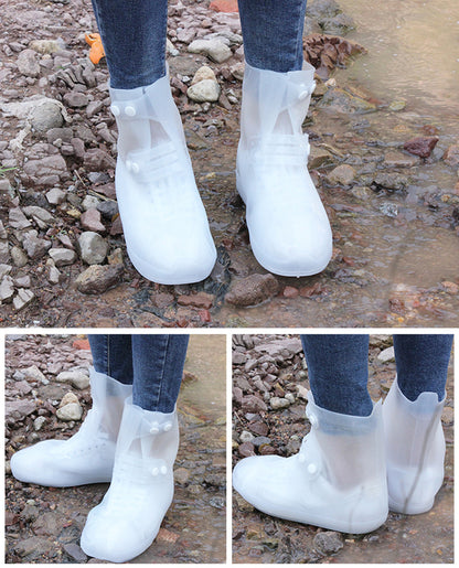 Couvre-chaussures en silicone anti-pluie.