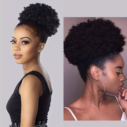 Afro Puff Crépus Bouclés