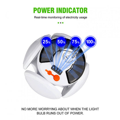 Ampoule LED en forme de boule à énergie solaire extérieure étanche.