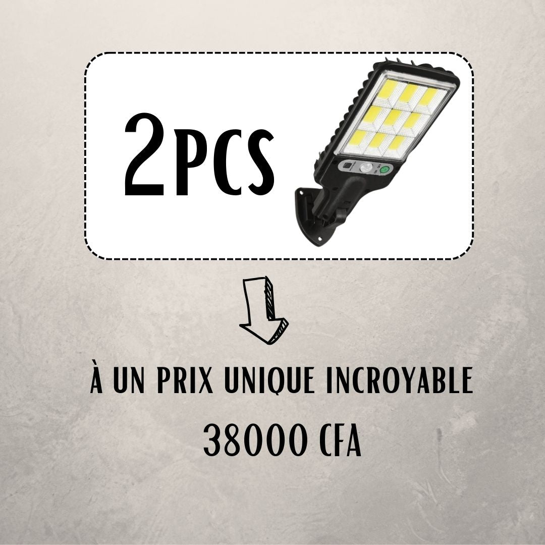 Offre spéciale : Pack de 2 lampes solaires à un prix incroyable.