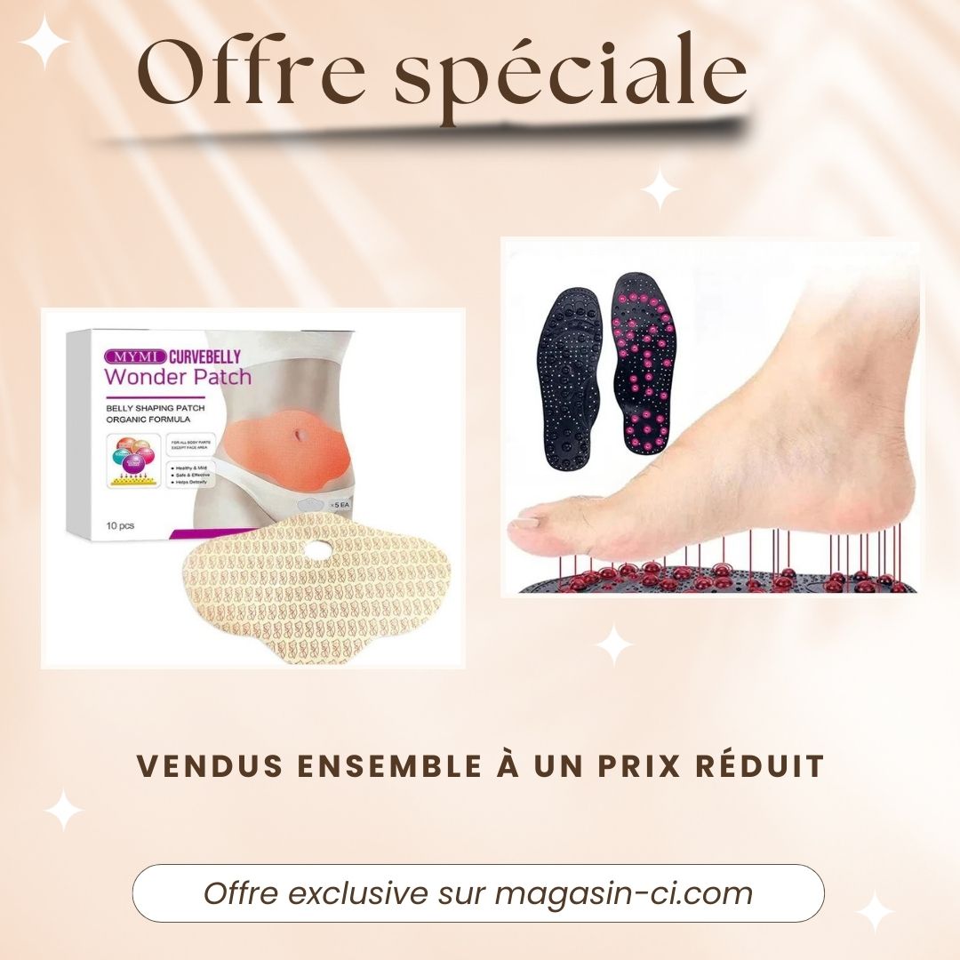 ⭐OFFRE SPÉCIALE : Patch minceur et semelle de massage à un prix incroyable🤩