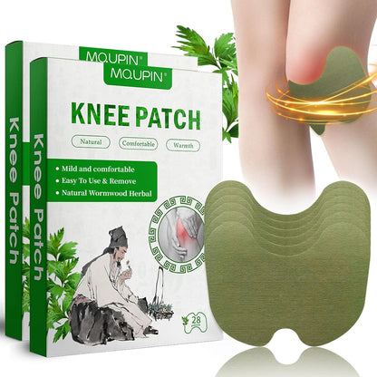 Patch aux herbes auto-chauffant pour traiter les douleurs articulaires et musculaires.