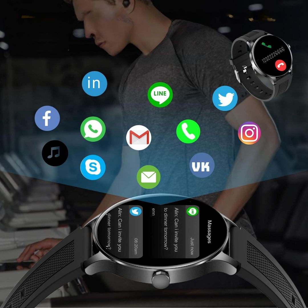 Montre intelligente unisexe