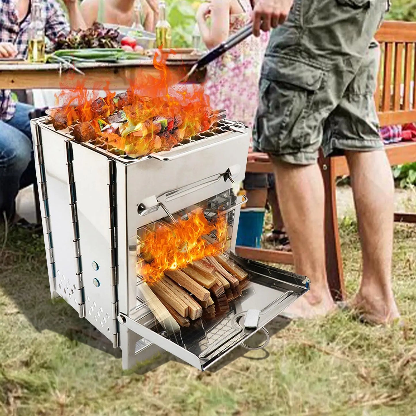 🔥Nouveau poêle à bois de camping🔥🔥