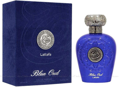 Parfum Lattafa Blue Oud 100 ml pour les hommes.