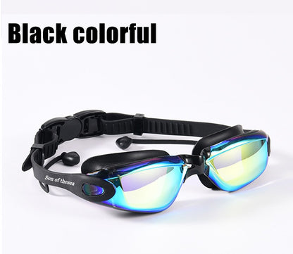 Lunettes de natation anti-UV.