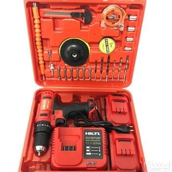 Kit Perceuse - Visseuse Sans Fil rechargeable Hilti avec 28 pièces.