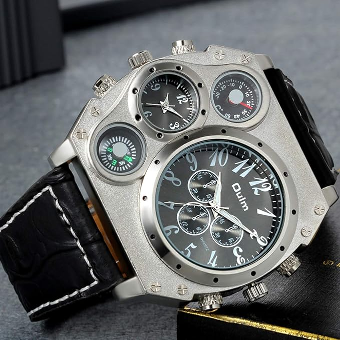 Montre multi-cadrans OULM pour homme.